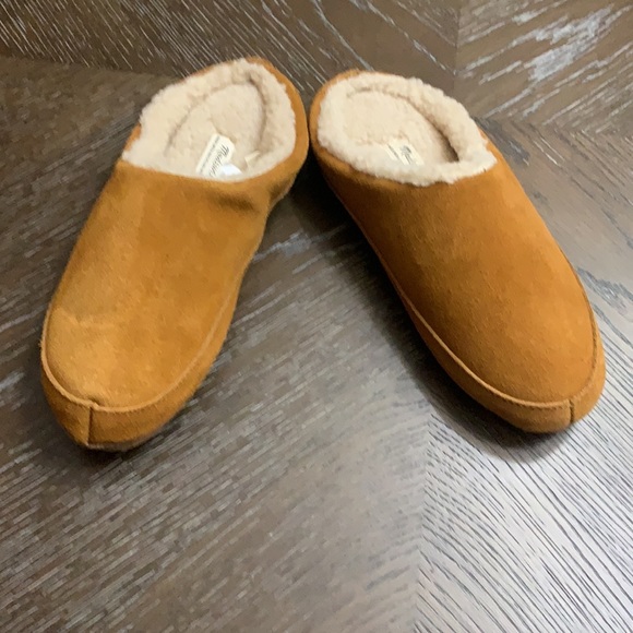 Madewell suede scuff size 6 slipper lined with soft sherpa inside - Picture 5 of 13